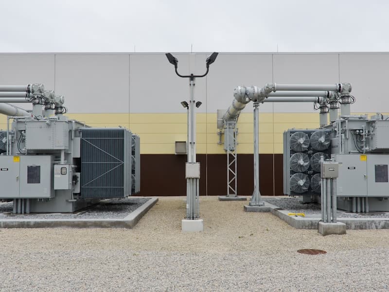 Generac 25kW Diesel Generator - Side View